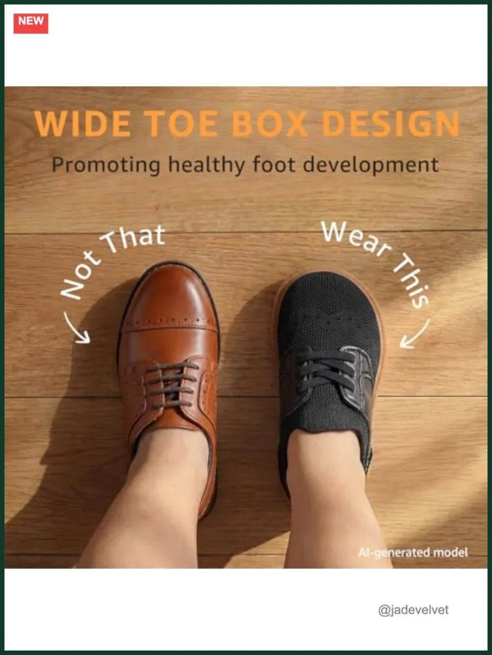 Toddler Boys Wide Toe Box Breathable Oxfords Sneakers Slip On Lightweight
